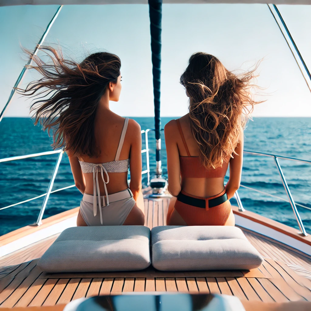 Relaxing onboard Mirage Catamaran_Cape Town with Luxury Yacht Charters