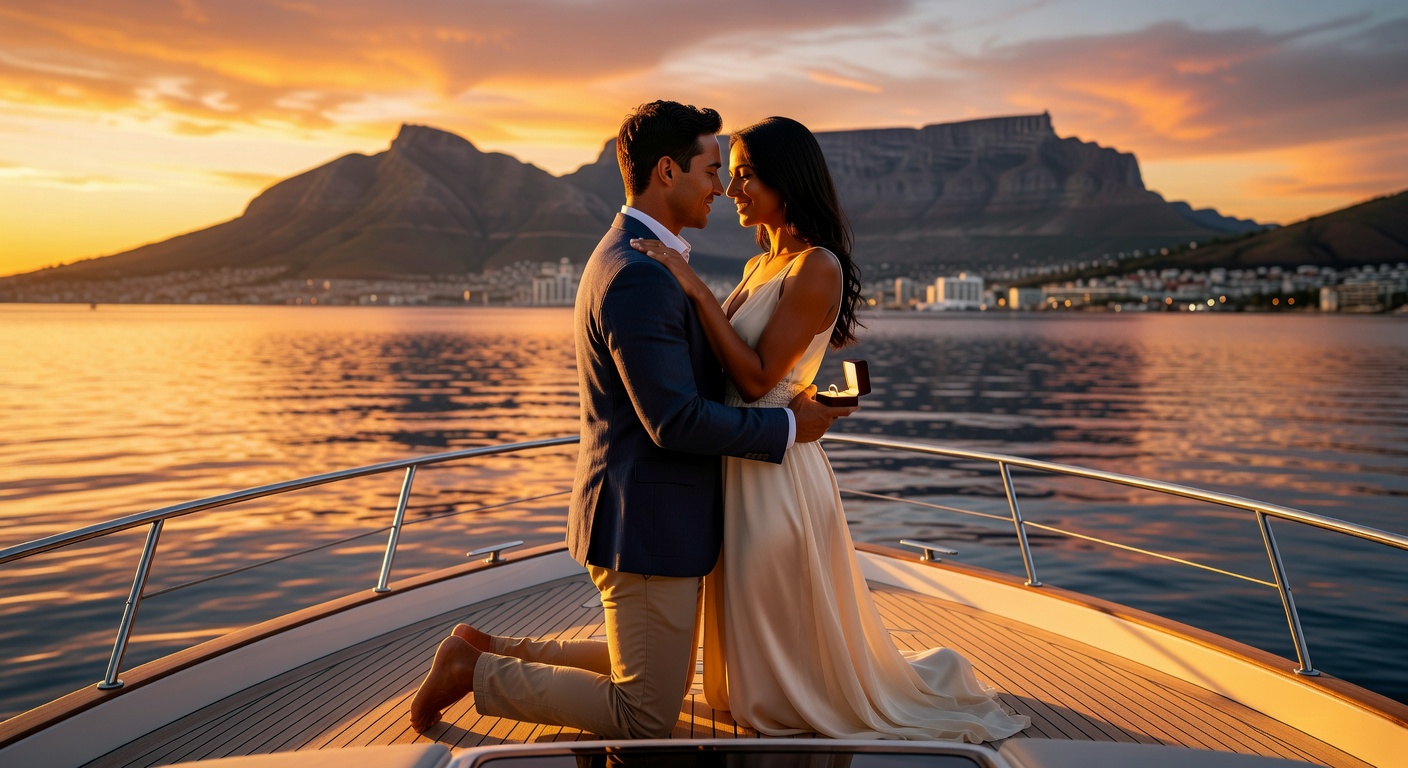Organizing a Romantic Yacht Proposal in Cape Town Waters