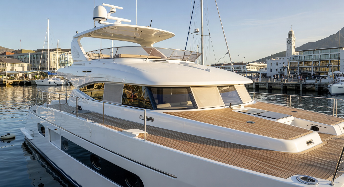Catamaran ready for romantic charter