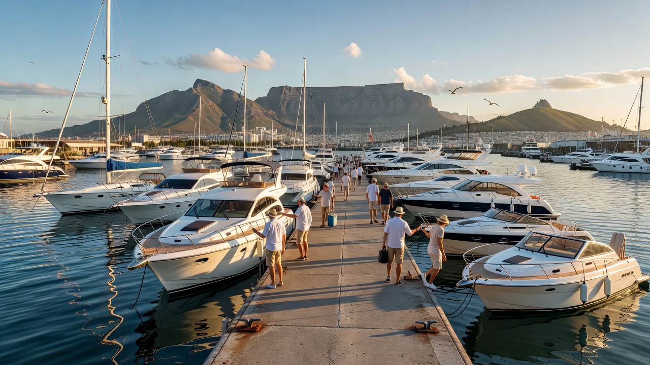 V&A Waterfront marina scene